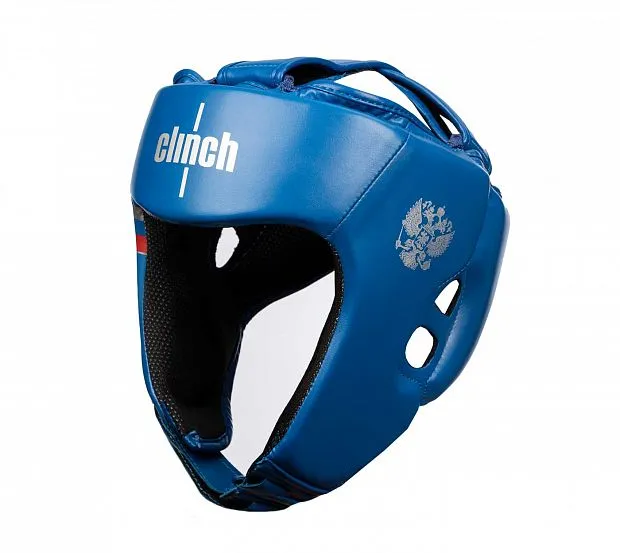 C113 Шлем боксерский Clinch Olimp Dual синий