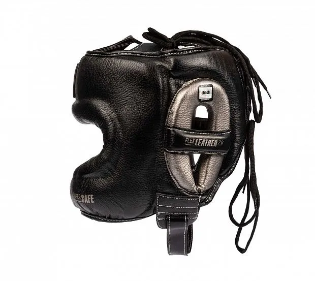 C149 Шлем для единоборств с бампером Clinch Face Guard черно-бронзовый