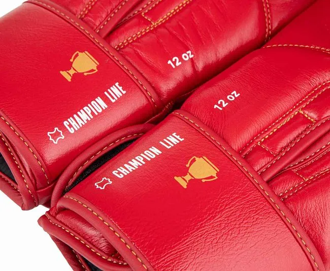C175 Перчатки боксерские Clinch Olimp Premium Champion Line красные
