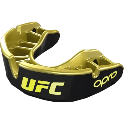 Боксерская капа Opro Gold Level UFC Black/Gold