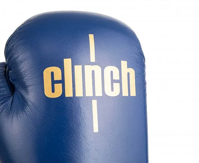 C175 Перчатки боксерские Clinch Olimp Premium Champion Line синии