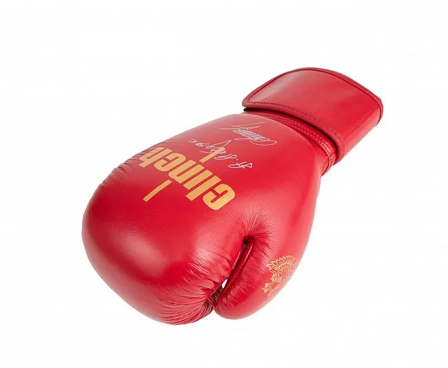 C175L Перчатки боксерские Clinch Olimp Premium Александр Лебзяк красные