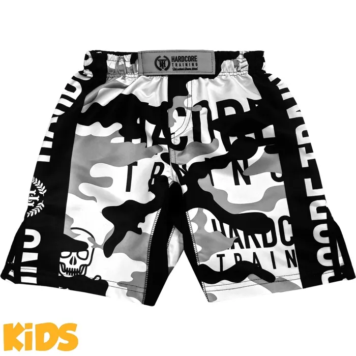 Детские шорты Hardcore Training Camo 2.1 Grey 
