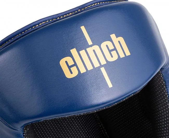 C172 Шлем боксерский Clinch Olimp Premium Champion Line синий