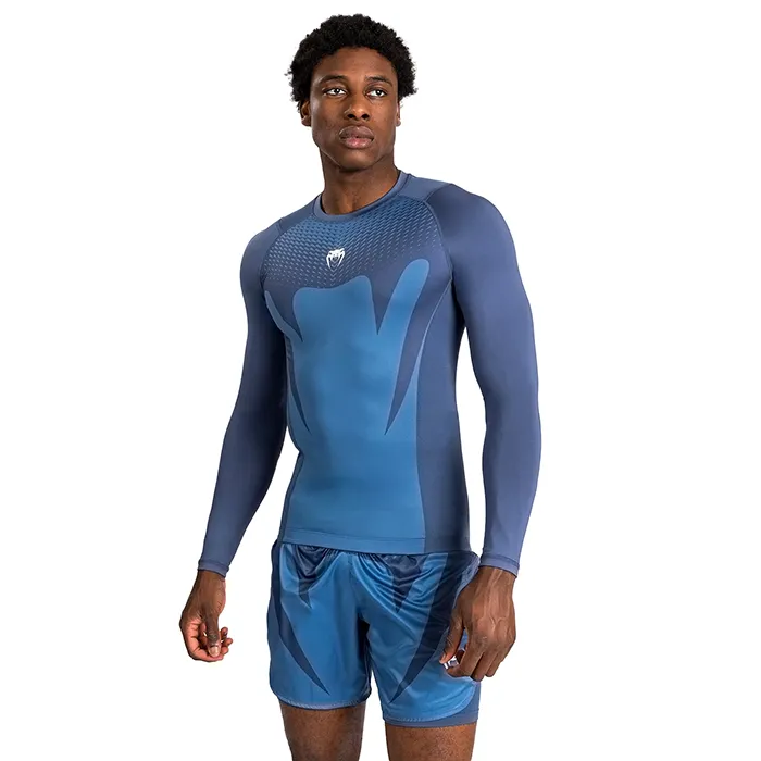 Рашгард Venum Attack L\S Blue