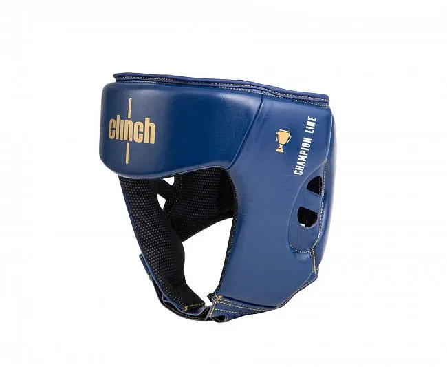 C172 Шлем боксерский Clinch Olimp Premium Champion Line синий