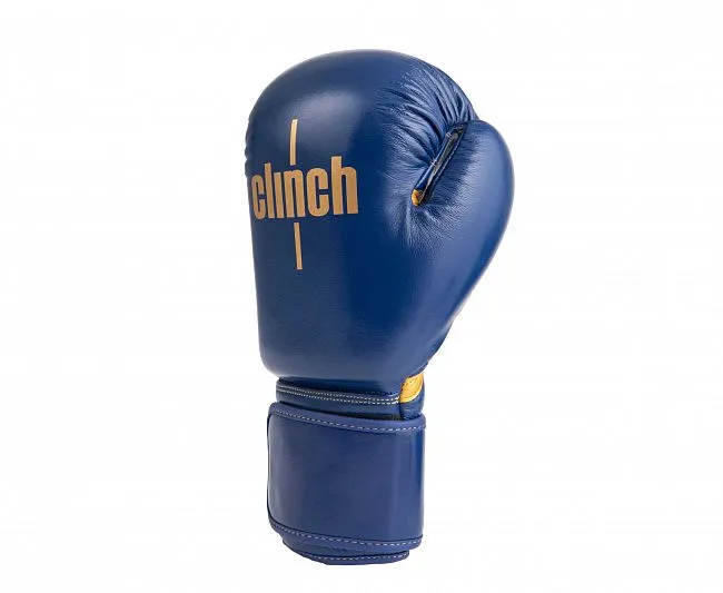 C175 Перчатки боксерские Clinch Olimp Premium Champion Line синии