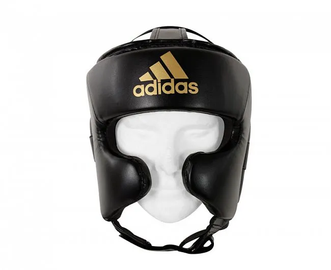 adiSBHG042 Шлем боксерский Speed Super Pro Training черно-золотой 