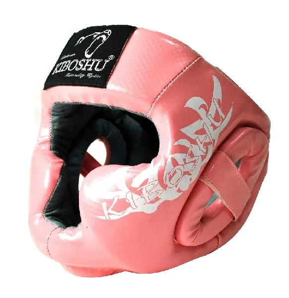 31-11P Kiboshu Шлем защита подбородка /Розовый/Кожа/Зам (M)