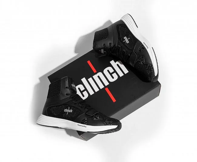C422 Боксерки Clinch Training черно-белые