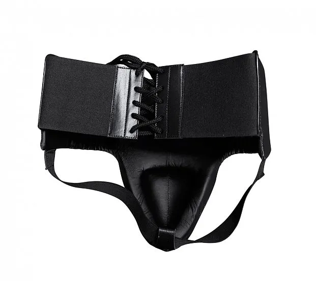 adiPGG01PRO Защита паха мужская AdiStar Pro Groin Guard черно-золотая