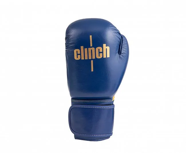 C175 Перчатки боксерские Clinch Olimp Premium Champion Line синии