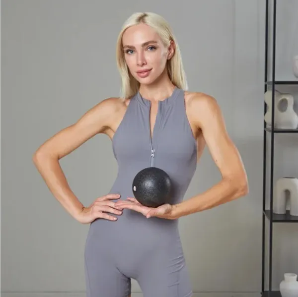Массажный мячик SISSEL SI Myofascia Ball, диаметр 8 см черный