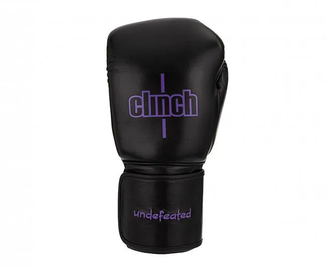 C161 Перчатки боксерские Clinch Undefeated черные