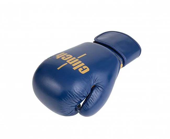 C175 Перчатки боксерские Clinch Olimp Premium Champion Line синии