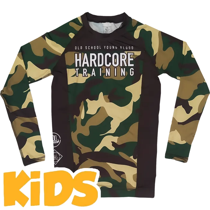 Детский рашгард Hardcore Training Forest Camo