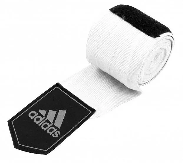 adiBP03 Бинт эластичный Boxing Crepe Bandage белый