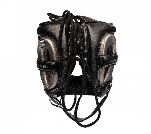 C149 Шлем для единоборств с бампером Clinch Face Guard черно-бронзовый