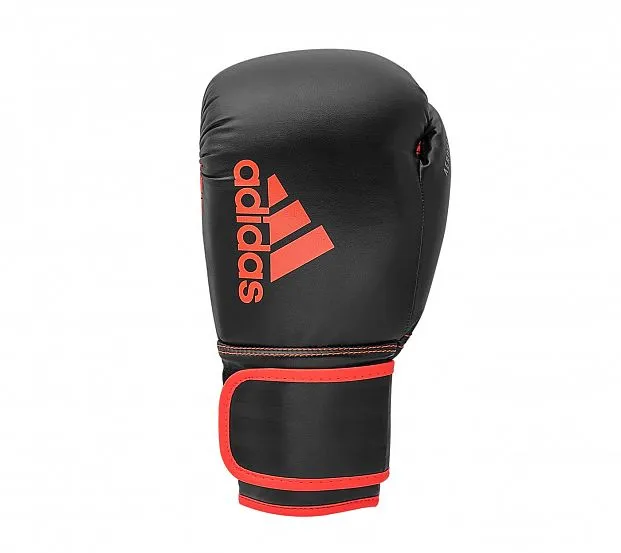 adiH80 Перчатки боксерские Hybrid 80 черно-красные