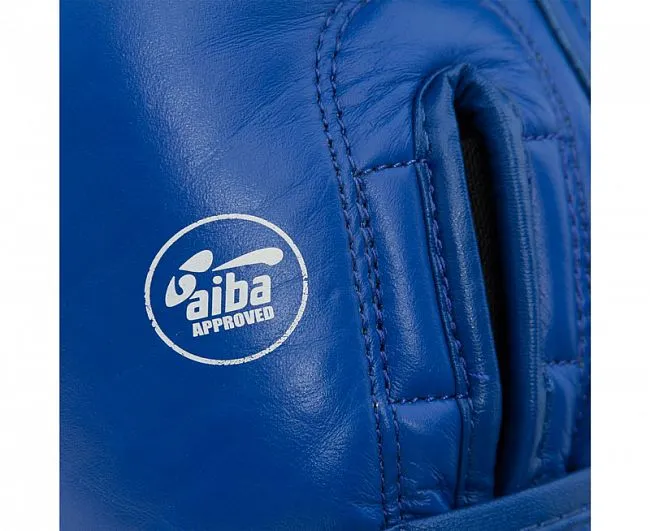 AIBAG1 Перчатки боксерские AIBA синие (вес 10 унций)