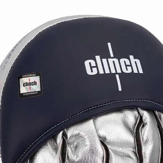 C545 Лапы Clinch Focus Mitt Aero One темносине-серебристые