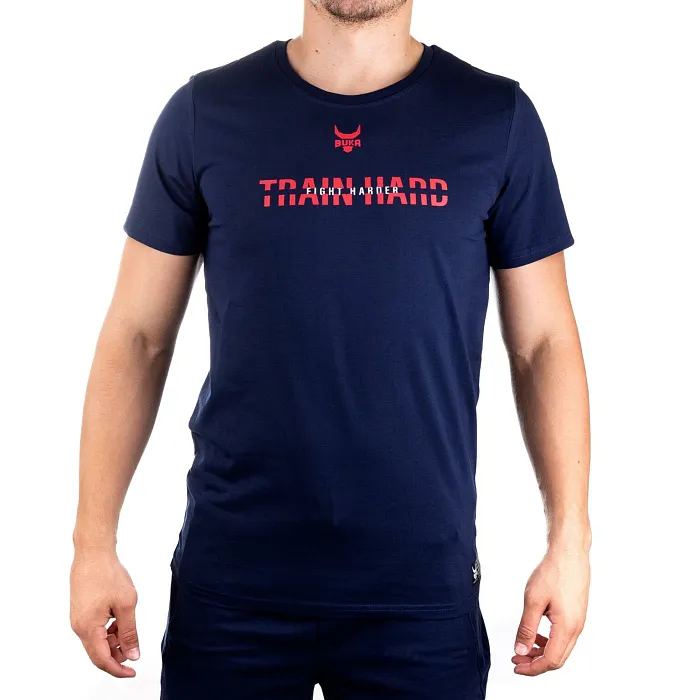 Футболка Buka Train Hard Blue