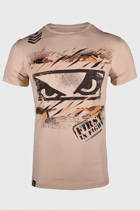 Футболка Bad Boy First in Fight Yellow\Brown
