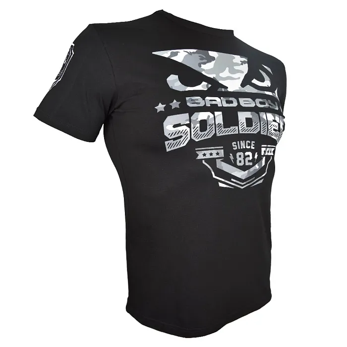 Футболка подростковая Bad Boy Soldier oversize черная