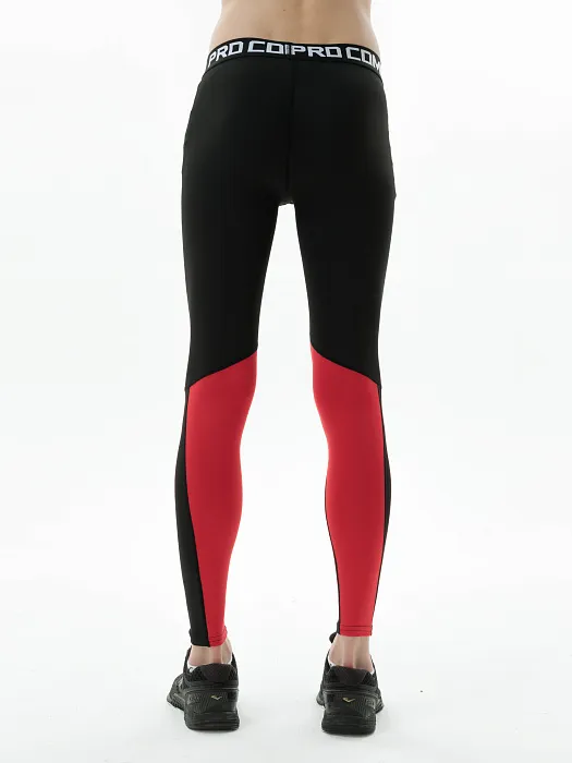 Компрессионные штаны 3.0 Puncher black-red