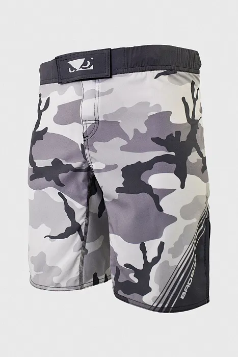 Шорты ММА Bad Boy Soldier серый камуфляж