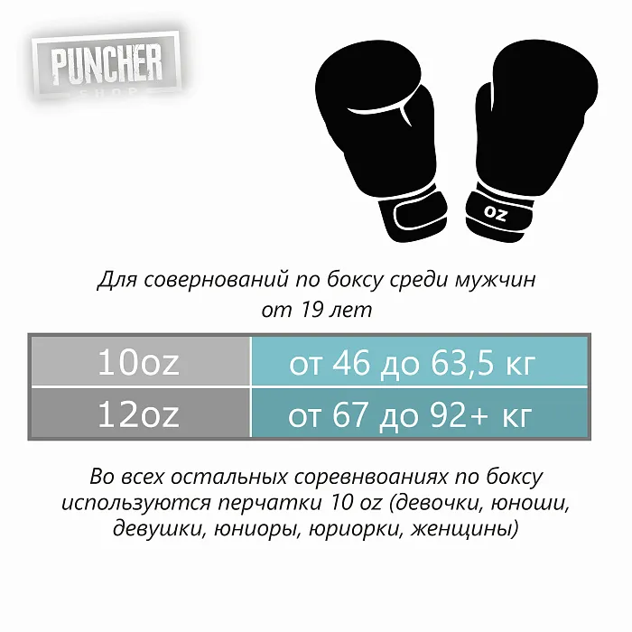 AIBAG1 Перчатки боксерские AIBA синие (вес 10 унций)