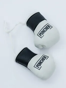 Сувенирные перчатки Puncher Бело Черные