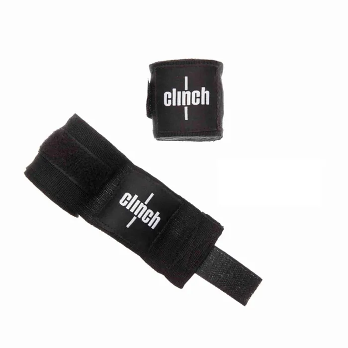 C139 Бинты эластичные Clinch Boxing Crepe Bandage Punch черные