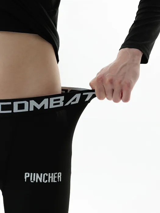 Компрессионные штаны 3.0 Puncher black-red