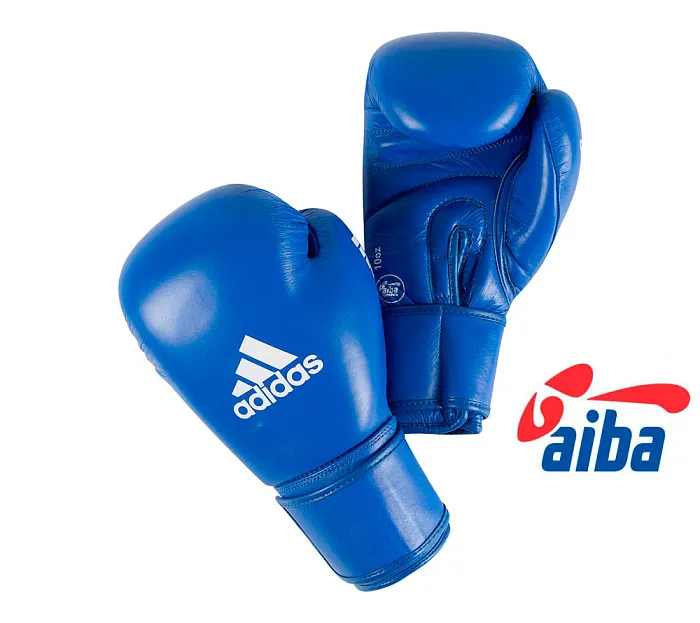 AIBAG1 Перчатки боксерские AIBA синие (вес 10 унций)