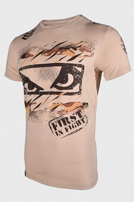 Футболка Bad Boy First in Fight Yellow\Brown
