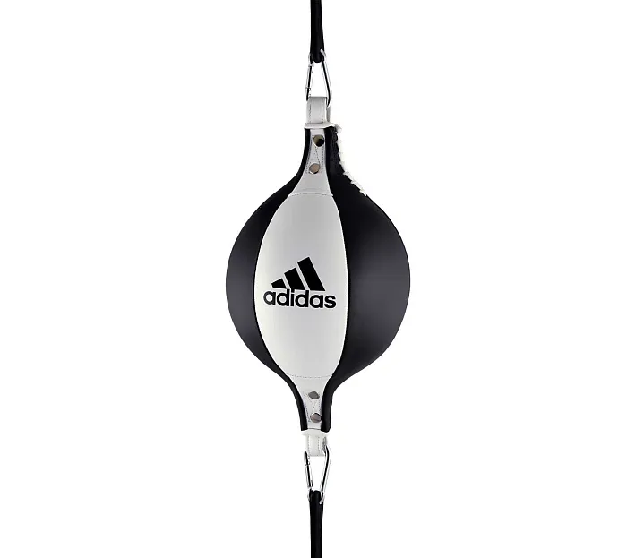 adiSP300DB Груша пневматическая на растяжках Speed 2020 Double End Ball черно-белая (размер 20 х 20 