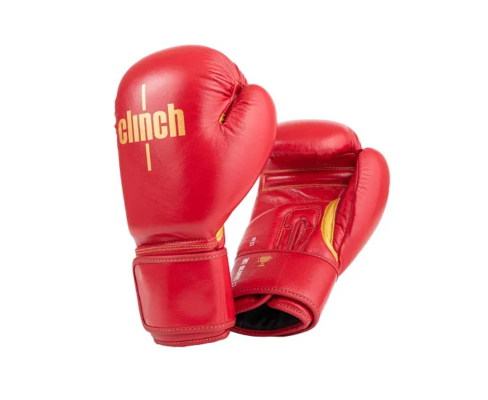 C175 Перчатки боксерские Clinch Olimp Premium Champion Line красные