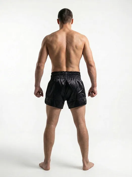 Шорты для тайского бокса Muay Thai черн/золот.
