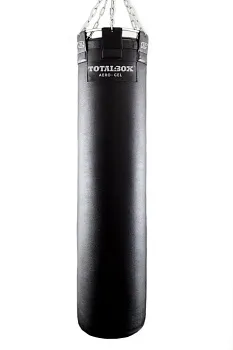 Мешок боксерский гелевый AEROGEL TOTALBOX кожа, черн, 35*150-80