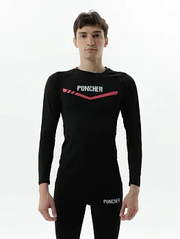 Рашгард 3.0 Puncher L\S black-red