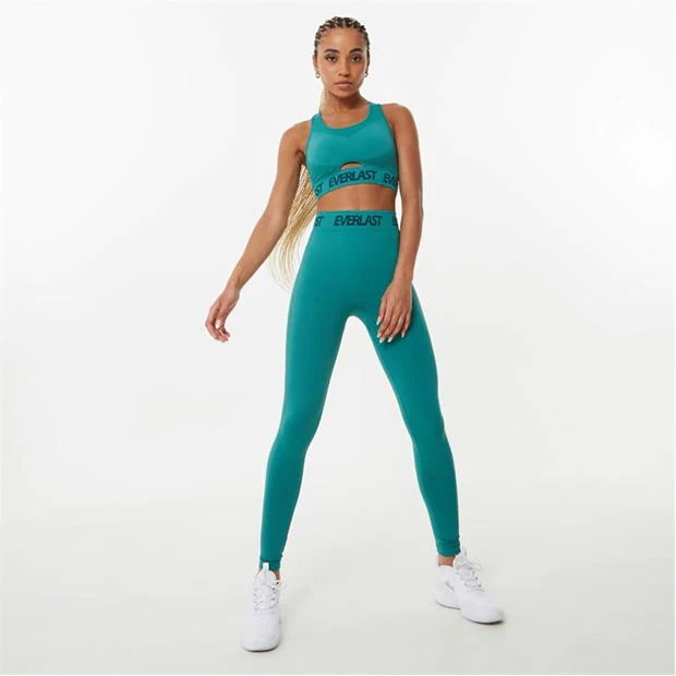 Топ женский Everlast 3 Branded Cut Out Teal