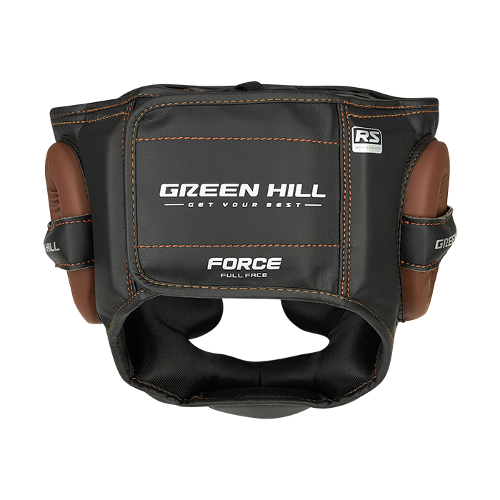 CNHGKF-980 Боксерский шлем Force Full Face KK чёрно-коричневый