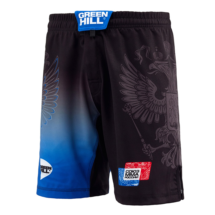 MMS-3991 Шорты СОЮЗ MMA РОССИИ синии