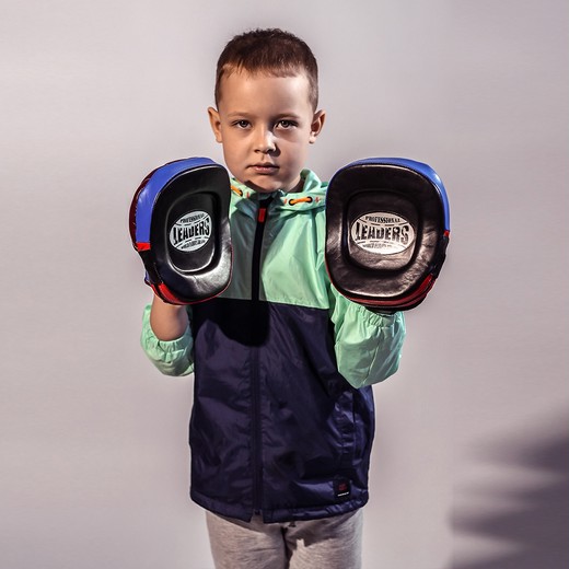 Лапы Elite Focus Mitts Smart Черный-Бордово-Сине