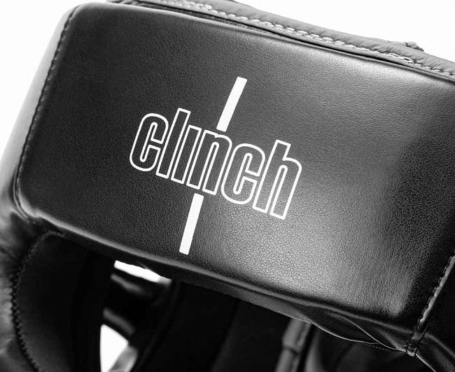 C225 Шлем боксерский Clinch Contender Full Face черно-серый