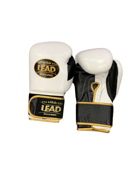 Перчатки боксерские Elite Gloves 3.0 (White Black Gold)
