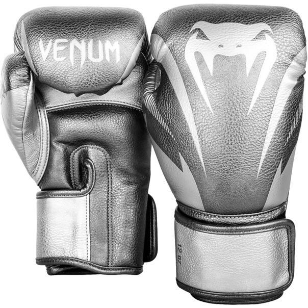 Боксерские перчатки Venum Impact Silver (12 oz)