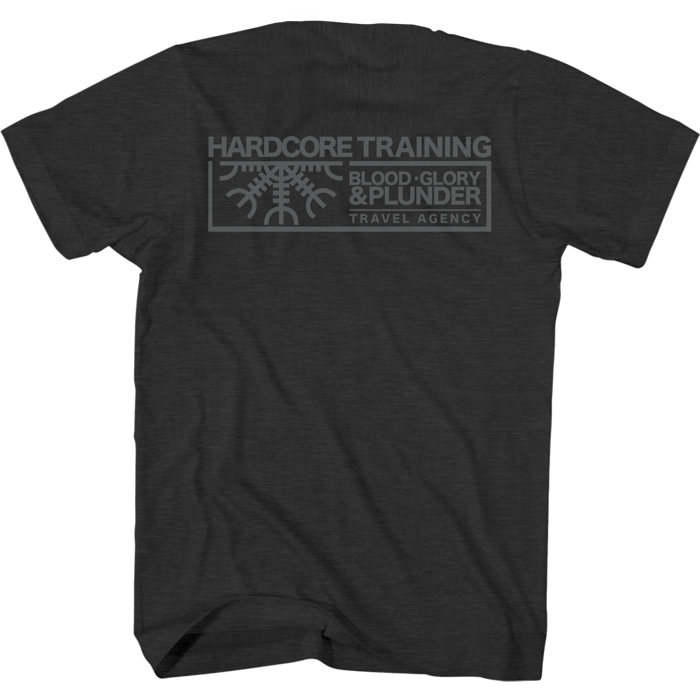 Футболка Hardcore Training Vikings On Tour Black Melange