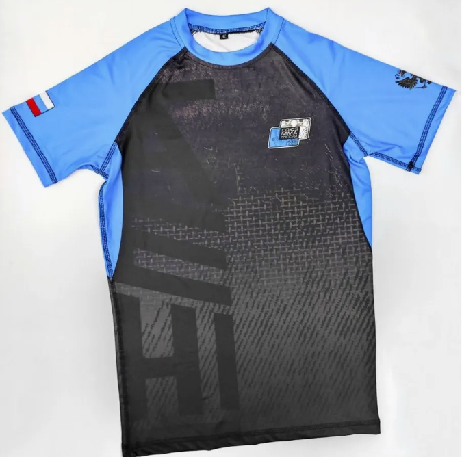 Рашгард с коротким рукавом TFG Союз ММА Blue